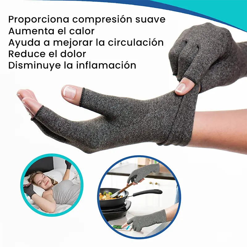 Guantes de Compresión Taquey Contra la Artritis paquete