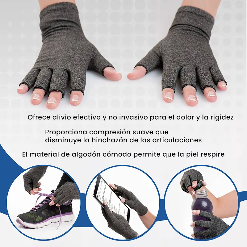 Guantes de Compresión Taquey Contra la Artritis paquete