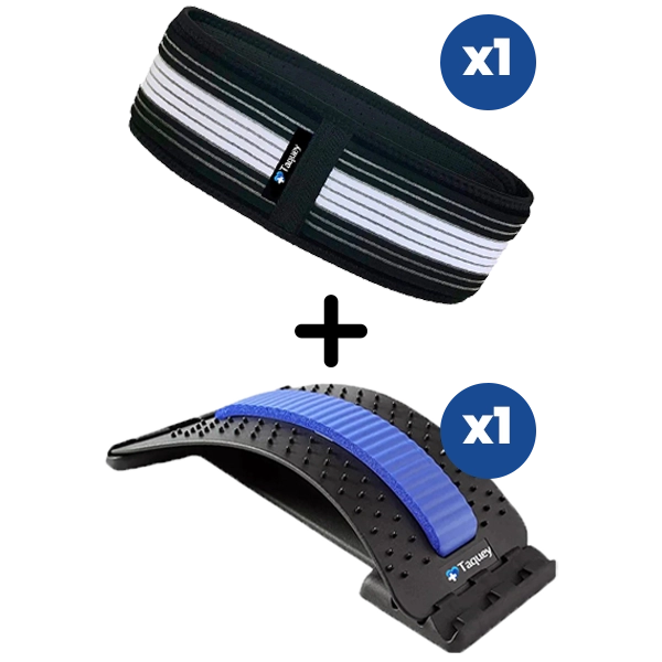 1x Cinturón + 1x Camilla de Espalda