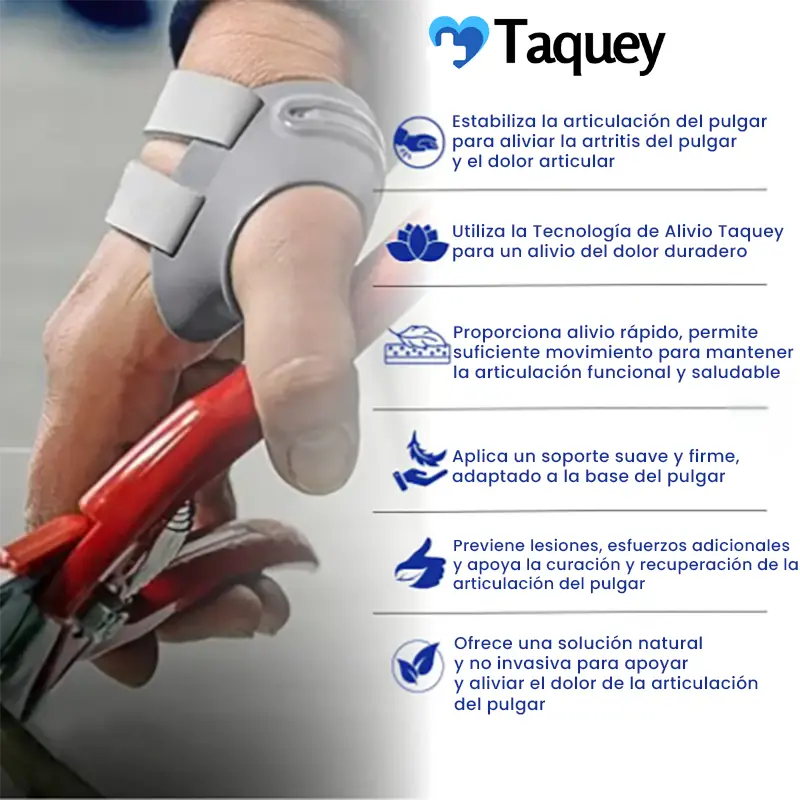 Órtesis de Apoyo Taquey para la Artritis del Pulgar