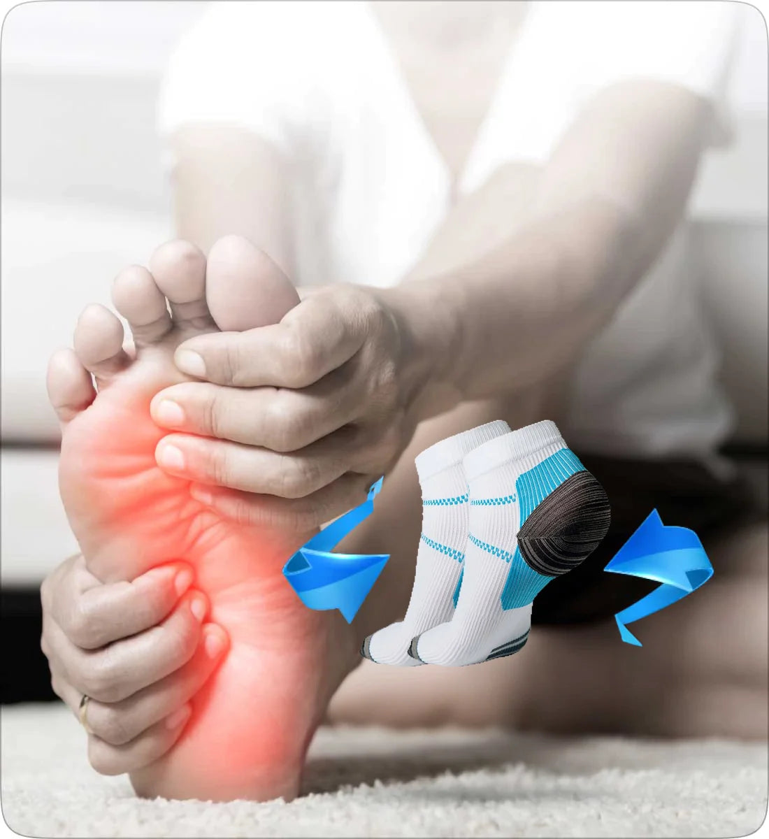 Calcetines cortos de compresión